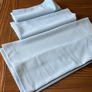 Light Blue Double Knit Patterned Fabric